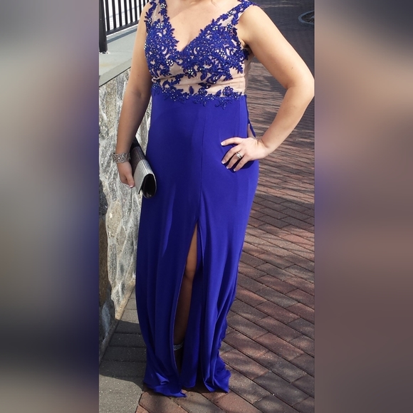 Cobalt Blue Dress for any occasion - Picture 2 of 6